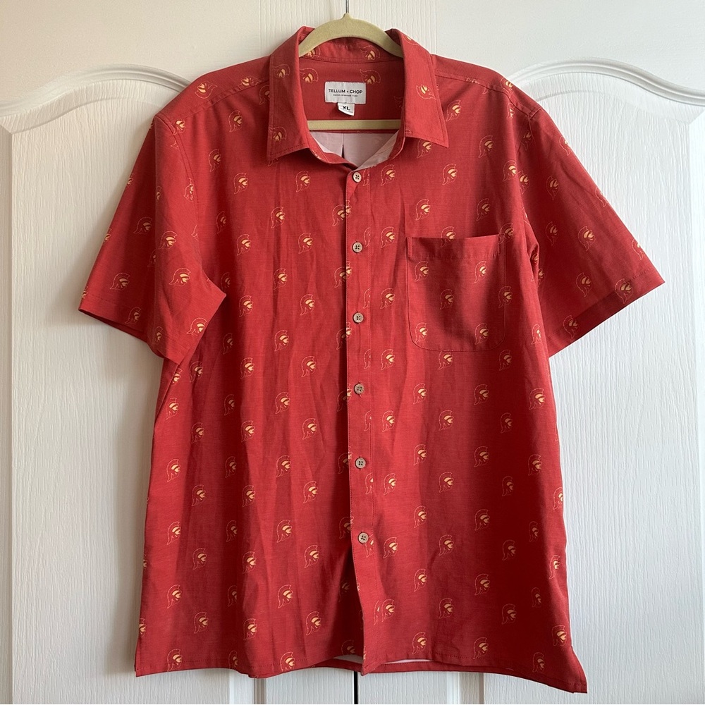 Tellum + Chop | NWOT - USC Trojan Hawaiian Shirt - Size XL